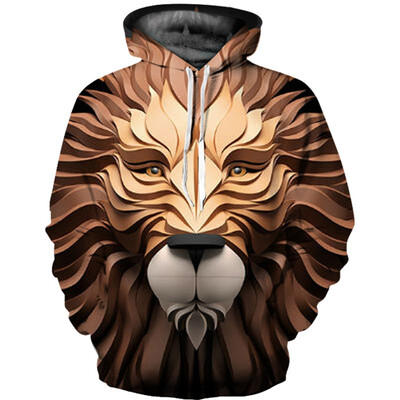 

Mens Hoodie 3D Printed Women Pullover Sweater