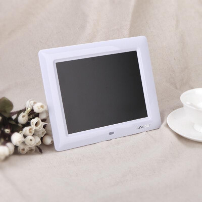 

New 8 inch HD TFT LCD Digital Photo Picture Frame Alarm Clock MP3 MP4 Movie Player 16G with Remote Desktop EU US Plug