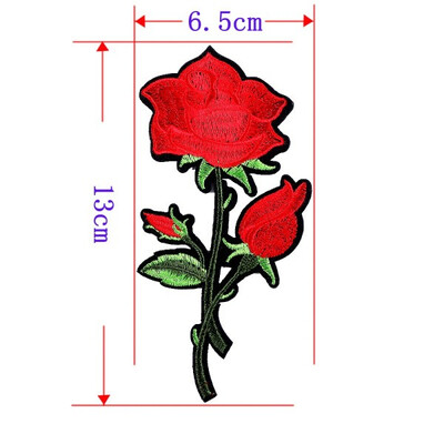

1 pcslot Embroidered Patches Big Pink Flowers Sequin Patch Iron On Fabric Badge Sew On Clothes Appliques DIY Wedding Stickers