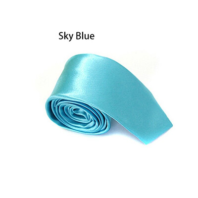 

Hot Sale Fashion Casual Slim Tie Men&39s Solid Color Skinny Necktie Formal Wedding Party Ties