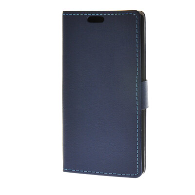 

MOONCASE Leather Side Flip Wallet Card Holder Stand Shell Pouch Case Cover for LG G4 Blue