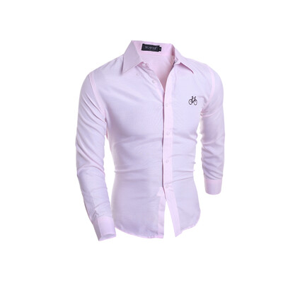 

Zogaa New Men Shirt Easy-care Fringe Korean
