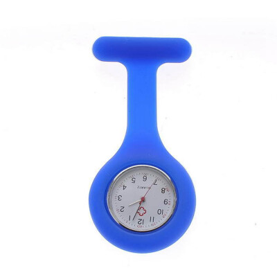 

Silicone Gel Nurses Pocket Fob Watch Infection Control Machine Washable DARK BLUE