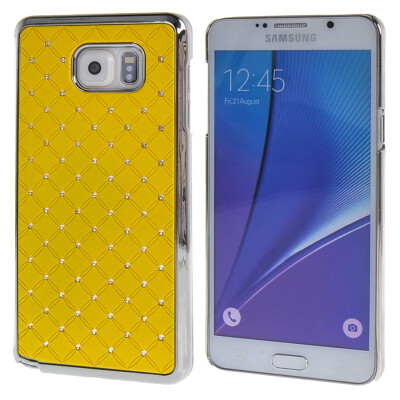 

MOONCASE Samsung Galaxy Note 5 ЧЕХОЛ ДЛЯ Bling Chrome Hard Back Yellow