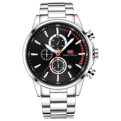 

BOFUTE Mens Watch Business Watch Quartz Watches Calendar Luminous Waterproof Stainless Steel Strap 0085G
