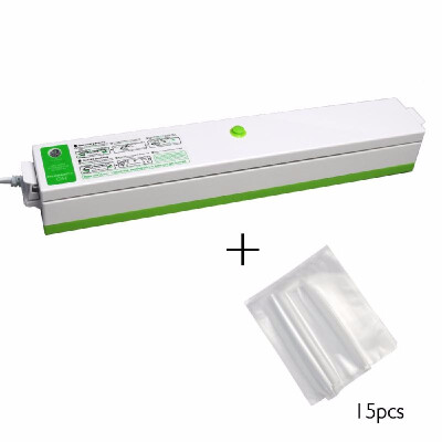 

Automatic Household Food Vacuum Sealer Packaging Machine Including 15pcs Freshness Protection Bags