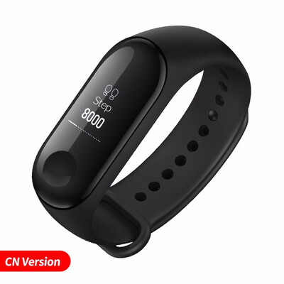

Original Xiaomi Mi Band 3 Smart miband3 Bracelet Heart Rate Fitness Watch 078 inch OLED Display 20 Days Standby band2 Upgrade