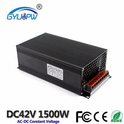 

Switching Power Supply DC 42v Single Output Transformer 110 220V AC DC42V 36A 1500W Power Adapter Driver for CNC CCTV Machinery