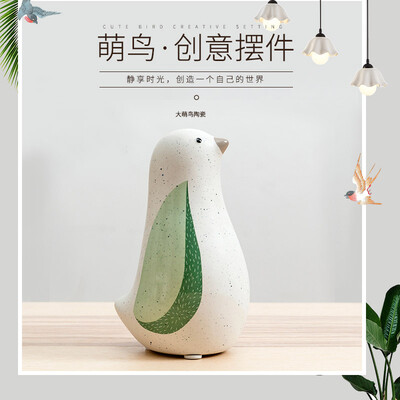 

Jia Mo creative ornaments Nordic bird ornaments ornaments birthday gift personality office ceramics display large bird