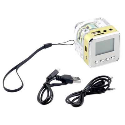 

мини - спикер жк - высокое качество музыки MP3 / 4 игрока TF карты USB FM радио "