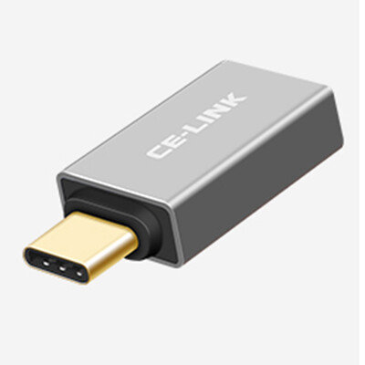 

CE-LINK Type-C to USB30 adapter OTG data cable Android mobile phone computer U disk converter gray 3333
