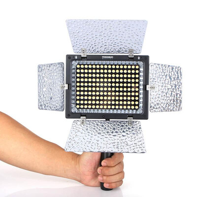 

Yongnuo YN160 II LED Video Light Lamp with Condenser MIC for Canon Nikon Pentax Camera DV Camcorder Remote Control