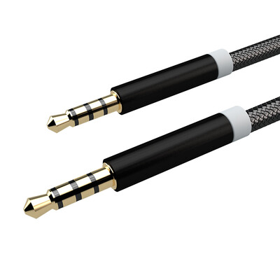 

LEIMAI car AUX audio cable 35mm male to male car cable 35 headphone extension cable mobile computer speaker conversion line 15 meters elegant black L1
