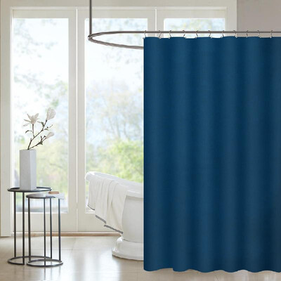 

Htovila 72x72 Polyester Waterproof Mildewproof Shower Curtain Decorative Privacy Protection Bathroom Curtain with 12pcs Hooks