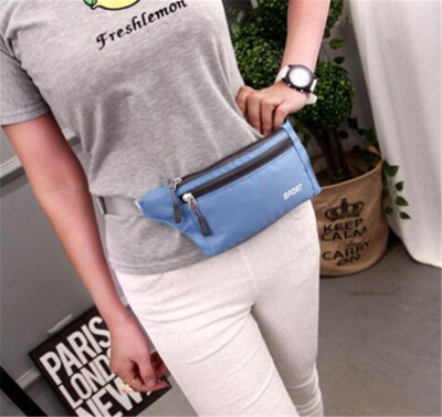 

The new slim chest bag women pockets mini waist bag