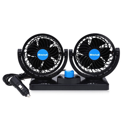 

Mitchell 2 Gears 360 Degree Rotating Mini Low Noise Adjustable Car Air Conditioner Cooling Fan Low power consumption