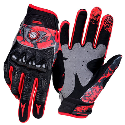 

Sai Yu SCOYCO motorcycle gloves locomotive racing gloves riding spring&summer fall anti-fall sheepskin gloves MX49 red XXL