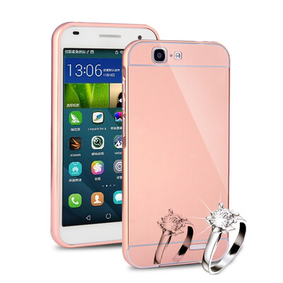 

MOONCASE металлические рамки края зеркало "2 в 1 случае покрывают тонкой Huawei Ascend G7