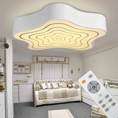 

First LED ceiling lamp modern simple lighting living room lights bedroom lamp eye energy saving years 44 44cm Promise remote control DD2706