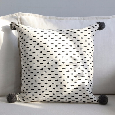 

pillow cushion sofa lumbar pillow chair back cushion car household almofada decorativa Cotton Pear Flower Ball Pillow Covers