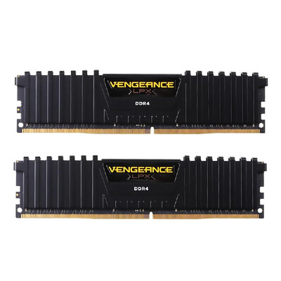 

CORSAIR Vengeance LPX 32GB 2 x 16GB DDR4 DRAM 2400MHz C16 12V PC4-19200 288-Pin Memory Kit for AMD Ryzen