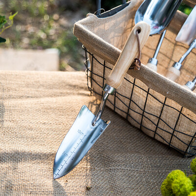 

wooden handle stainless steel big shovel home gardening tools potted planting flowers planting ripper shovel home planting too