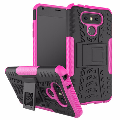 

Goowiiz Phone Case For LG AristoLV3MS210K8 2017 Armor Tire Texture Rugged Protection PCTPU Full Protection