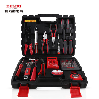 

DELIXI ELECTRIC telecommunications repair tool 50 sets of multi-function repair tool set professional tool kit toolbox