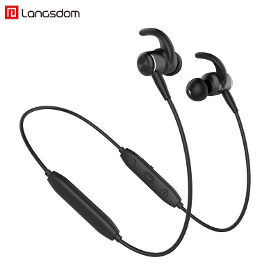 

Lanston X20 binaural wireless sports Bluetooth headset magic sound shock stereo effect metal magnetic apple vivo mobile phone universal in-ear earphone black