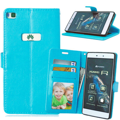 

MOONCASE Чехол для Huawei Ascend P8 Фолио слот Флип кожаный бумажник карты и складной подставкой Feature Чехол Обложка