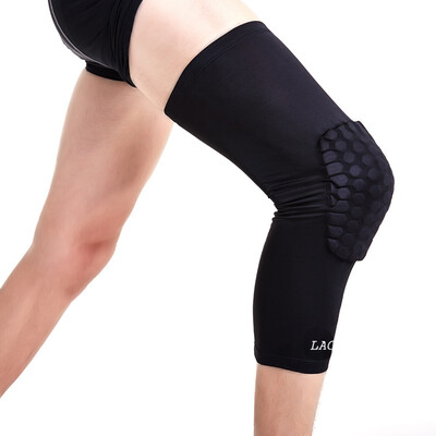 

LAC Sports Anti-collision Knee Basketball Soccer Wheel Roller Hanger Leggings Protecting Legs Longer Breathable Male Long Legs Leggings L