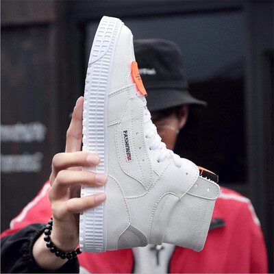 

2018 autumn air force one high shoes antique canvas hip hop shoes mens shoes mens sports shoes