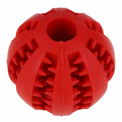 

Cntomlv hot sale Dog Toy Interactive Rubber Balls Pet Dog Cat Puppy ElasticityTeeth Ball Dog Chew Toys Tooth Cleaning Balls
