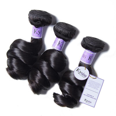 

UNice Hair Kysiss Virgin Series Brazilian Loose Wave 3 Bundles 100 Human Hair Extension Unprocessed Virgin Hair Bundles 16-26