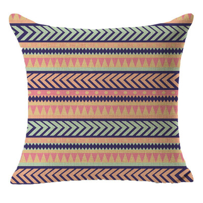 

Cntomlv hot sale Vintage Geometric Flower Cotton Linen Throw Pillow Case Cushion Cover Home