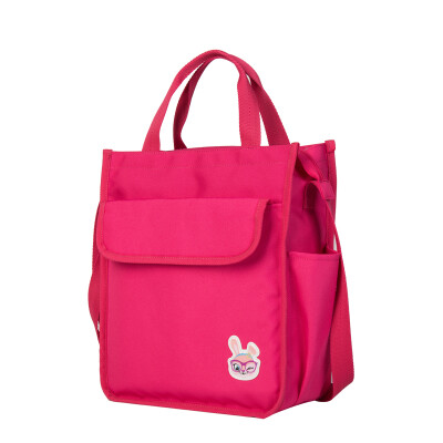 

Xiao Yang YANG childrens tutor bag primary school student bag shoulder diagonal supplementary class bag Y0030 rose red