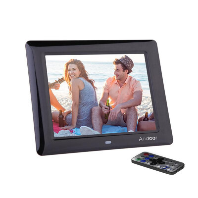 

New 8 inch HD TFT LCD Digital Photo Picture Frame Alarm Clock MP3 MP4 Movie Player 16G with Remote Desktop EU