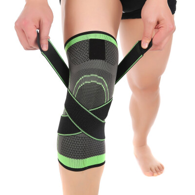 

Three - Dimensional Weaving Compression Adjustable Knee Pad Breathable Not Boring Adult Unisex Knee Pads Pressure Belt Design