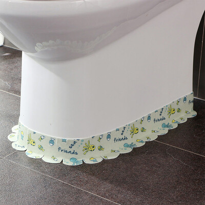 

Ou Runzhe slit stickers bathroom toilet seat base anti-fouling waterproof stickers kitchen sink countertop waterproof stickers decorative stickers 4 pieces