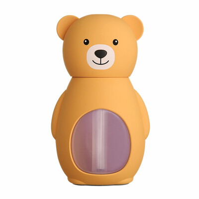 

TOMNEW USB Mini Cool Mist Humidifier 160ML Portable Ultrasonic Cute Bear Air Diffuser with LED Night Light for Home Office Car