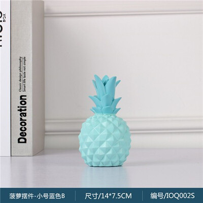 

Nordic ins creative resin pineapple Storage tank piggy bank figurines living room TV cabinet home personality decorative ornament