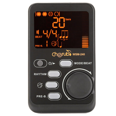 

Cherub WSM-240 Universal Electronic Metronome Black