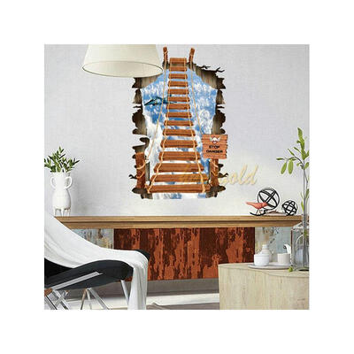 

3D Creative Sky Aerial Ladder Removable Home House Decoration Art Decal Wall Sticker Poster
