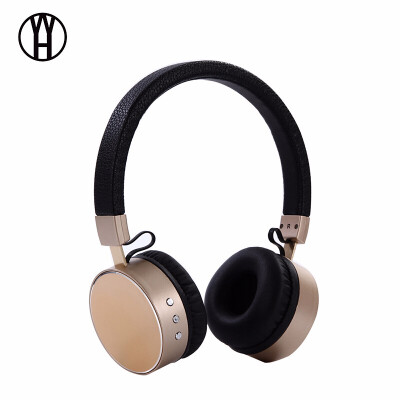 

WH BT009 Fashion metal headset headband Wireless sports earphone Stereo Bluetooth Headphone for xiaomi huawei samsung iphone