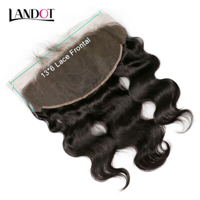 

9A Ear to Ear 13x6inch Full Lace Frontal Closure Peruvian Body Wave Virgin Hair Closure Peruvian Straight Remy Human Hair Closures