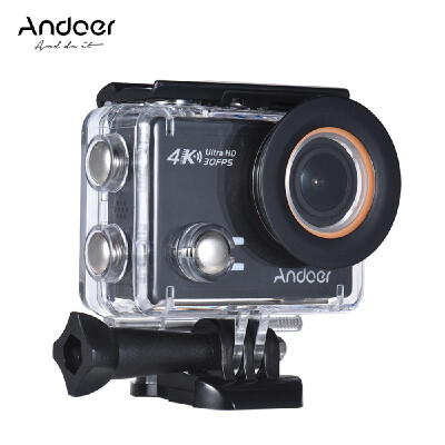 

Andoer AN100 4K WiFi Action Sports Camera 30MP 1080P120fps 20" IPS Screen 170¡ã Wide Angle Waterproof 45m Support Gyro G-sensor