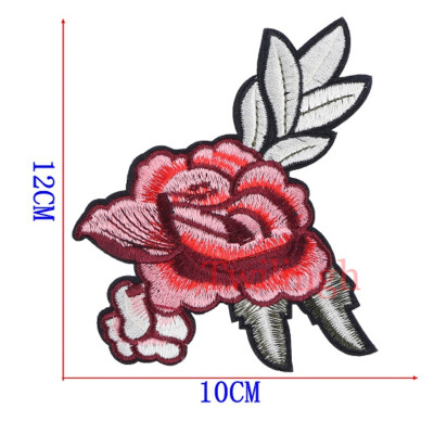 

twilingh Patches Sewing On Iron-On Accessories Flower Embroidered Sequined Patches For Women Dress Clothing