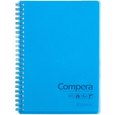 

Together COMIX CPA5801 Compera double helix PP side of this Notebook A5 80 pages through blue
