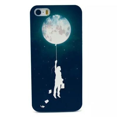 

MITI New Arrival Hot PC Flower Phone Skin For Apple iPhone 5 5S Case Transparent Back Case Cover
