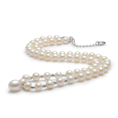 

Beijing Run pearl only love 6-9mm freshwater pearl beads pearl necklace white